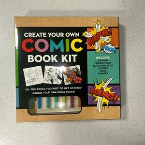 Create Your Own Comic Book Kit - Multicolor